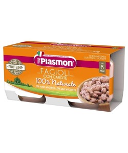 PLASMON OMOG FAGIOLI BORL2X80G