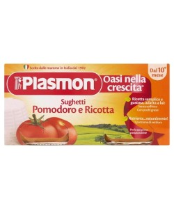 PLASMON SUGHETTO POMODORO/RICOTTA 80GX2P