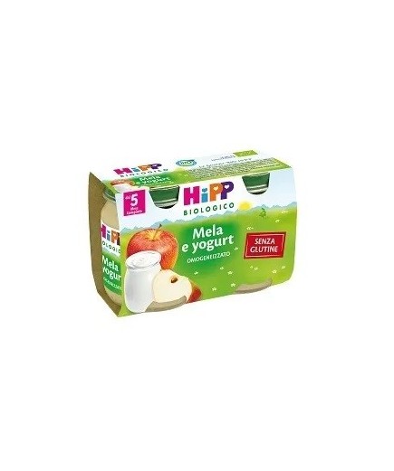 HIPP BIO OMOGENEIZZATO MELA YOGURT 2X125