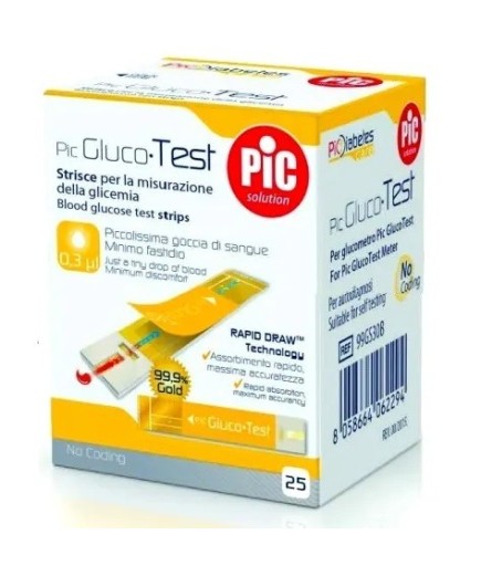 Strisce Pic Glucotest 25 Pezzi