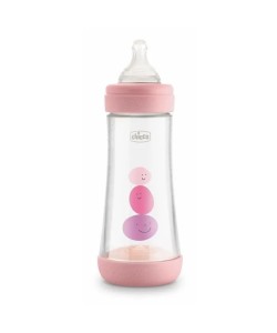 Chicco Perfect 5 Biberon 300 ml Rosa - Flusso VELOCE