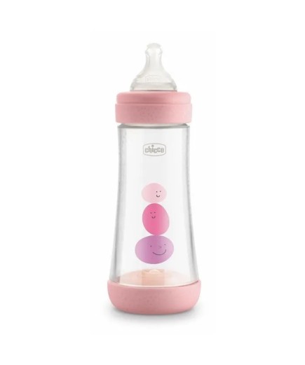 Chicco Perfect 5 Biberon 300 ml Rosa - Flusso VELOCE