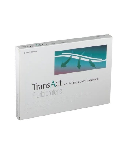 Transact Lat 10 Cerotti Medicati 40mg
