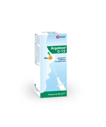Argotone 0-12 Spray Nasale Nebulizzatore Fluidificante Decongestionante 20ml