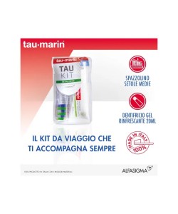 Taumarin Tau Kit Spazzolino Medio + Dentifricio 20ml