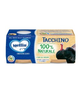 MELLIN OMOG TACCHINO 2X80G